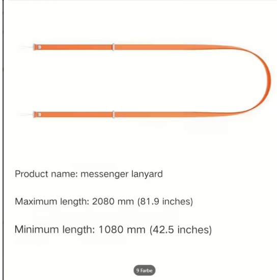 Magnetisches Handy-Lanyard – Verstellbarer Crossbody-Halsriemen für Apple iPhone 17 Pro / Pro Max, inklusive Universal-Dichtung & Magnetisches Handgelenkband