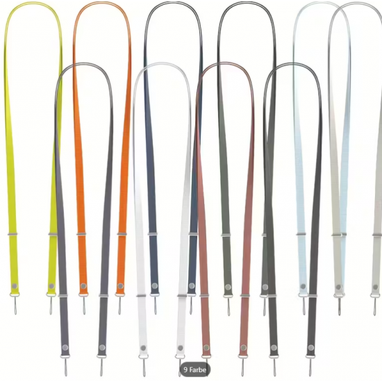 Magnetisches Handy-Lanyard – Verstellbarer Crossbody-Halsriemen für Apple iPhone 17 Pro / Pro Max, inklusive Universal-Dichtung & Magnetisches Handgelenkband