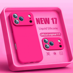 Original Silikon-Schutzhülle für iPhone 17 Serie – Soft-Case, stoßfest & einfarbig – Air, Air Max, Pro & Pro Max kompatibel