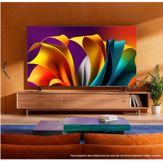 Hisense 43E6NT 108 cm (43 Zoll) 4K UHD Smart TV – HDR, Dolby Vision, Precision Colour, 60Hz, Triple Tuner, HDMI 2.1, Bluetooth, WiFi, Alexa Built-in, Schwarz [Modell 2024, Energieklasse E]